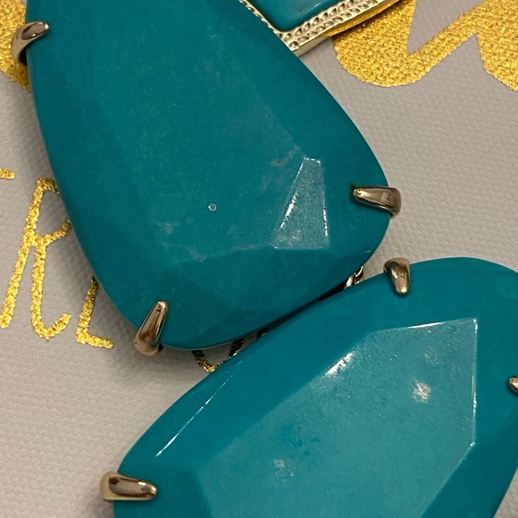 ❤️KENDRA SCOTT TEAL SET HARLOW AND ALEXANDRAS ❤️ - Picture 4 of 10